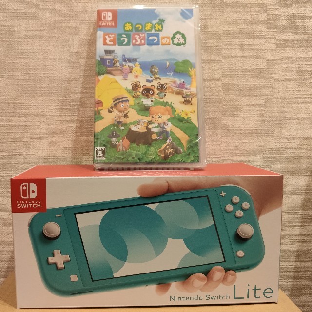 Nintendo Switch Lite どうぶつの森セット(ターコイズ)