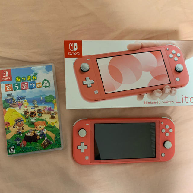 NINTENDO SWITCH LITE コーラル　どうぶつの森　セット