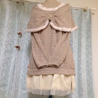 アクシーズファム(axes femme)のMINTO様専用＊新品＊axes＊チュニックミニワンピース(ニット/セーター)