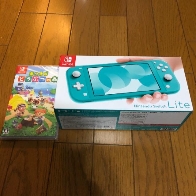 新品未開封　任天堂switch lite & どうぶつの森　セット家庭用ゲーム機本体