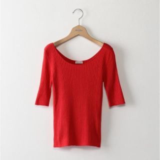 スティーブンアラン(steven alan)のsteven alan シルク混 ニット RIB ROUND NECK KNIT(カットソー(半袖/袖なし))