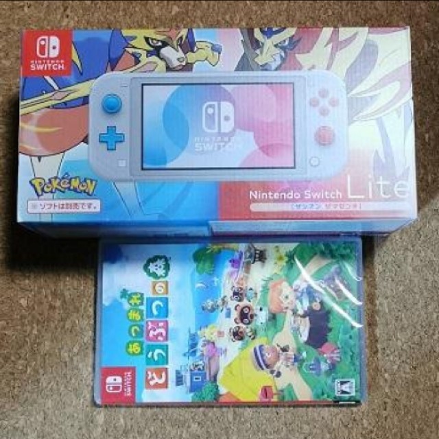 新品 Nintendo Switch Lite＋ どうぶつの森ソフト　②