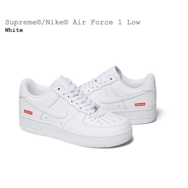 27.0 supreme/NIKE AIR FORCE 1 LOW