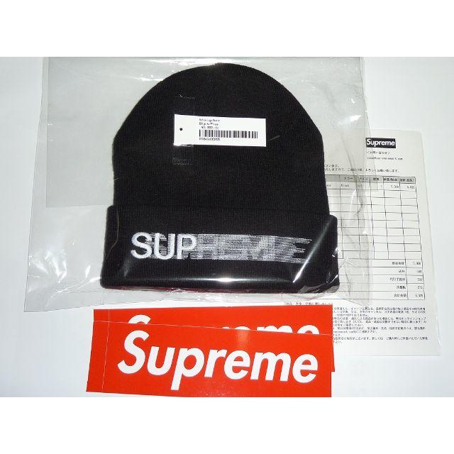 Supreme(シュプリーム)のSupreme Motion Logo Beanie black 新品未使用  メンズの帽子(ニット帽/ビーニー)の商品写真