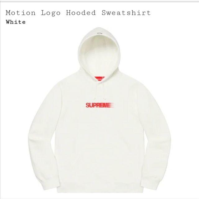 新品未使用付属品Supreme Motion Logo Hooded Sweatshirt