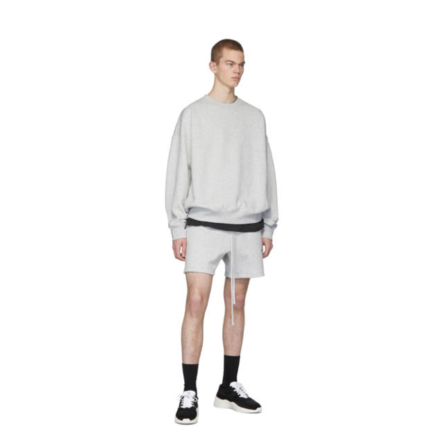 FEAR OF GOD(フィアオブゴッド)のEssentials エッセンシャルズ ハーフパンツ ヘザーグレー XL メンズのパンツ(ショートパンツ)の商品写真