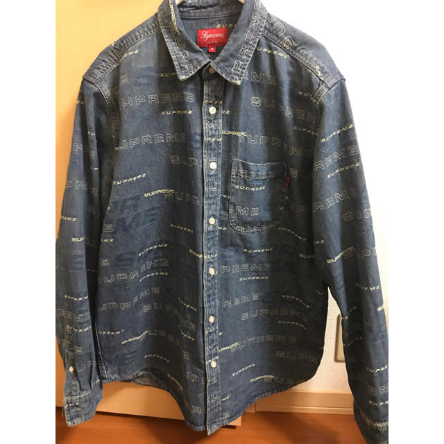 Dimensions Logo Denim Shirt M