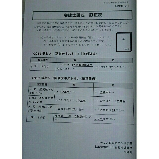 クマパック 最新版 4月 2020年版 令和2年 ユーキャン 宅地建物取引士