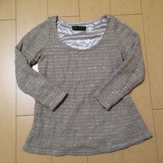 セシルマクビー(CECIL McBEE)のCECIL McBEE♡ツイードトップス(カットソー(長袖/七分))