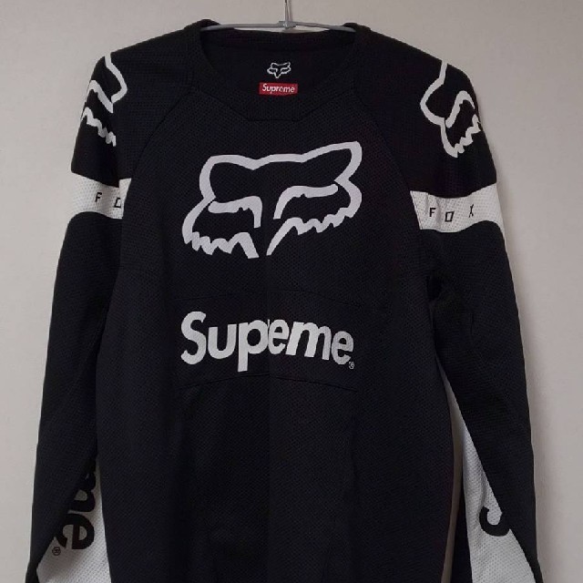 supreme fox バイクシャツ 黒 L売り切り