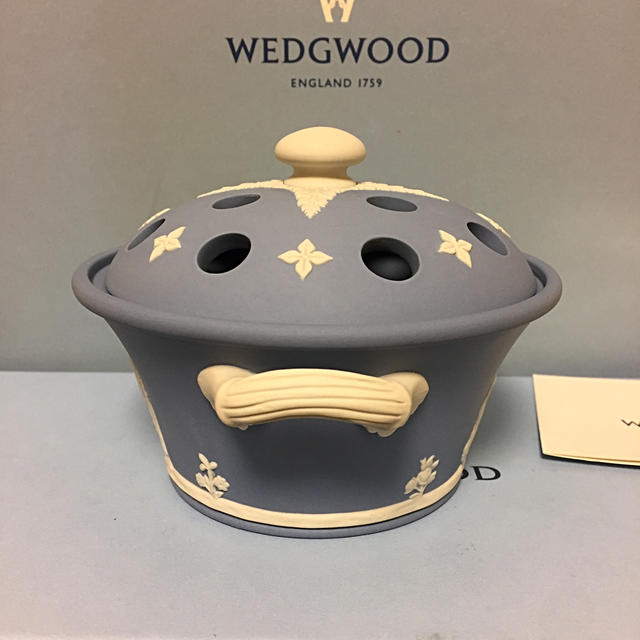 WEDGWOOD   新品 未使用 ウェッジウッド 希少 ポプリケース ジャスパー