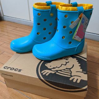 クロックス(crocs)のつっち様専用ｃｒｏｃｓ　crocbandairyboot  25cm(レインブーツ/長靴)