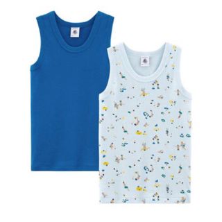 プチバトー(PETIT BATEAU)のmicco様専用♡3ans プチバトー プリントタンクトップ２枚組(下着)