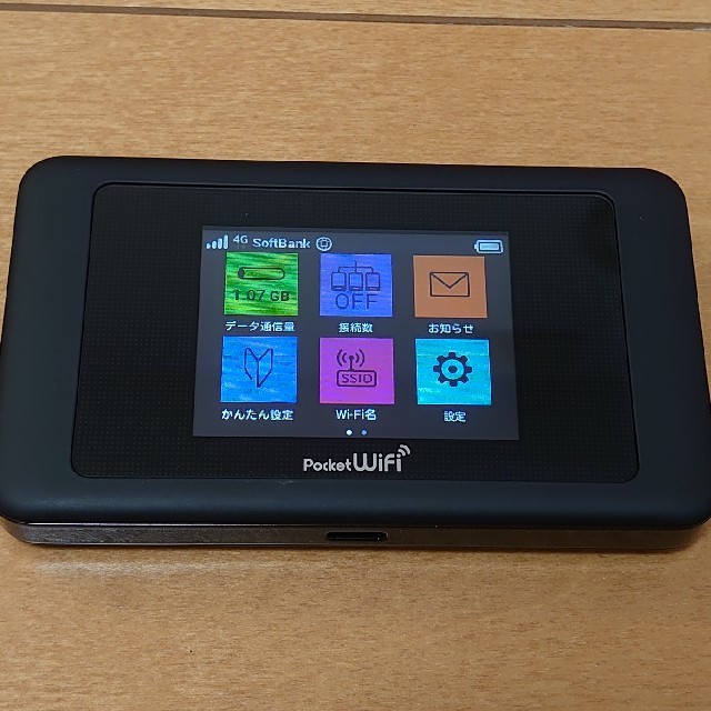 【SIMロック解除済み】Pocket wifi 602HW