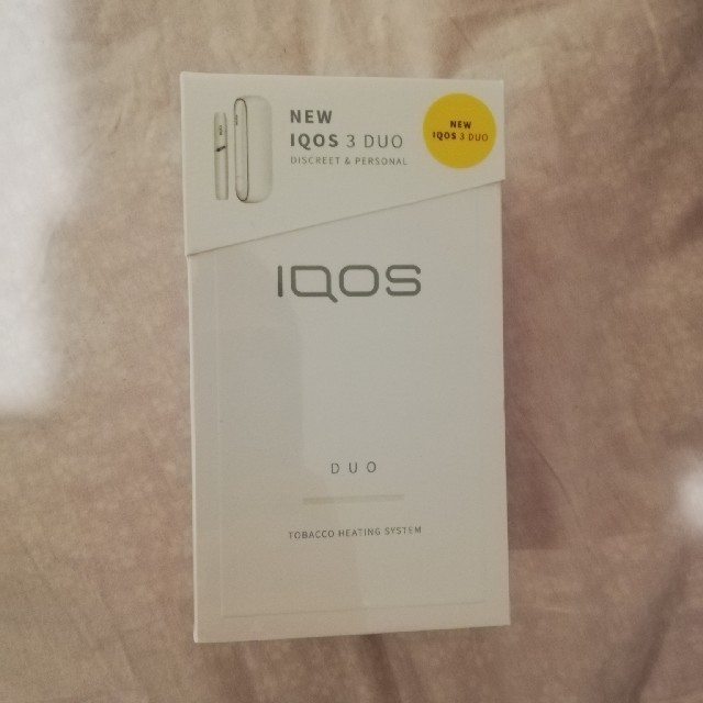 新品未開封 未登録 IQOS 3 DUO キット ホワイト - タバコグッズ