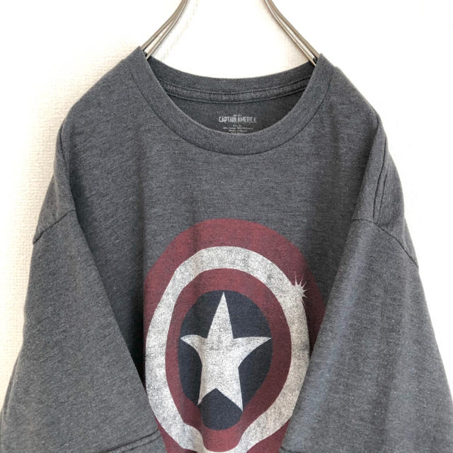 Marvel アメリカ古着 Marvel キャプテン アメリカ ロゴ Tシャツ ゆるだぼの通販 By Rick S Select マーベルならラクマ