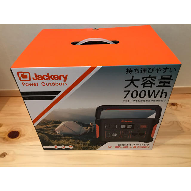 国内発送】 新品 Jackery 700 ポータブル電源 バッテリー/充電器