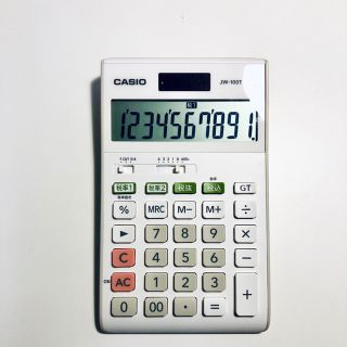 カシオ(CASIO)のカシオ 電卓 W税率設定・税計算 10桁(オフィス用品一般)