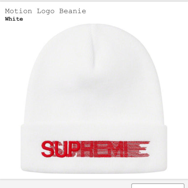 Supreme Motion Logo  Beanie 白メンズ