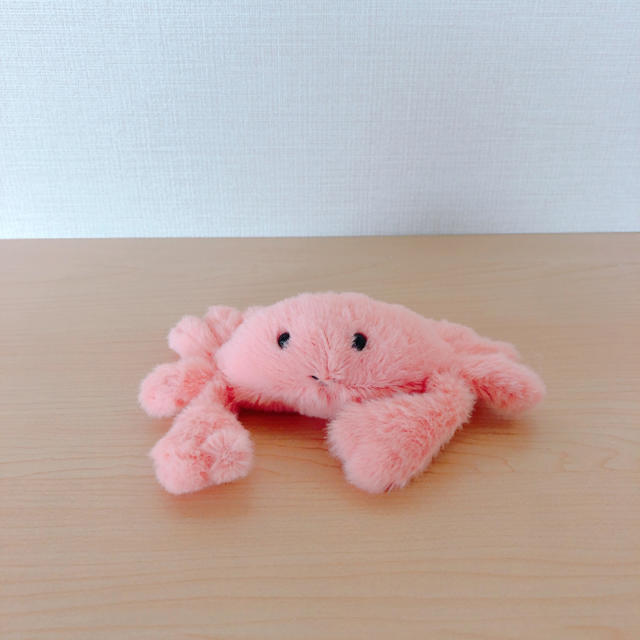 gelato pique(ジェラートピケ)のjellycat  大人気完売品　ふわふわのかに　新品 エンタメ/ホビーのおもちゃ/ぬいぐるみ(ぬいぐるみ)の商品写真