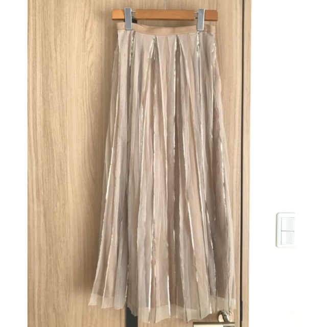 FRAY I.D(フレイアイディー)のCELFORD セルフォード 箔プリーツスカート レディースのスカート(ロングスカート)の商品写真
