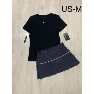 ナイキ(NIKE)の☆新品☆ NIKE  テニスウェア　トップス、スコート2点セット　US-M (ウェア)