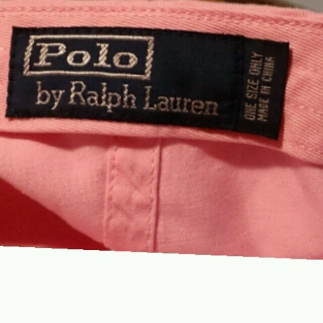 POLO RALPH LAUREN(ポロラルフローレン)のラルフローレン キャップ ピンク レディースの帽子(キャップ)の商品写真