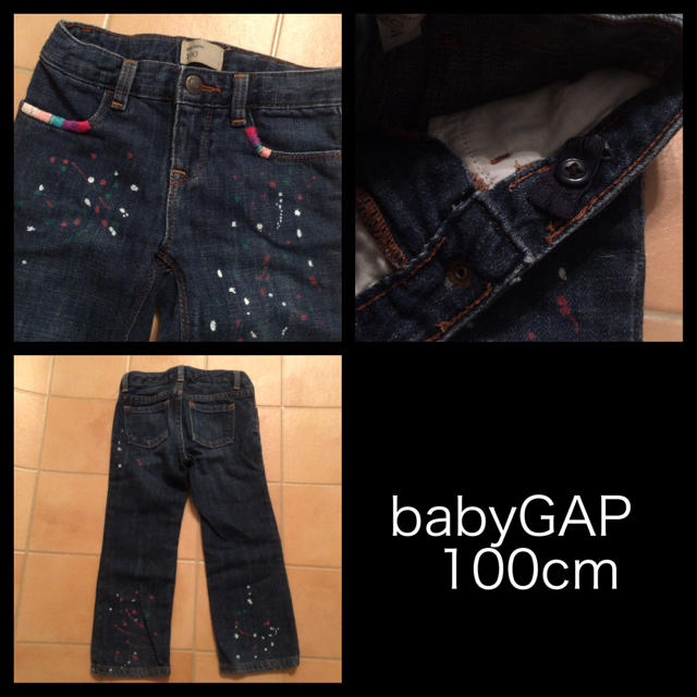 babyGAP(ベビーギャップ)のbabyGAP  デニムパンツ キッズ/ベビー/マタニティのキッズ服女の子用(90cm~)(パンツ/スパッツ)の商品写真