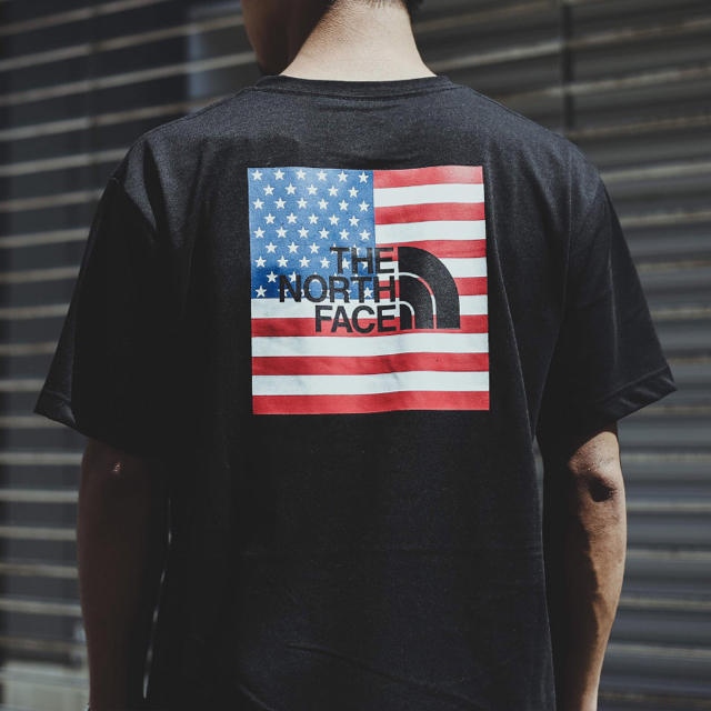 THE NORTH FACE  NATIONAL FLAG TEE  サイズXL