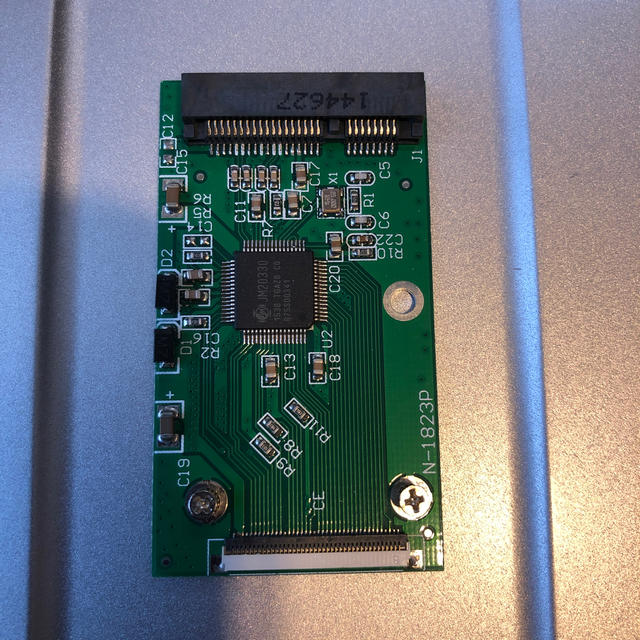 mSATA SSD→ZIF/CE変換アダプター スマホ/家電/カメラのPC/タブレット(PCパーツ)の商品写真