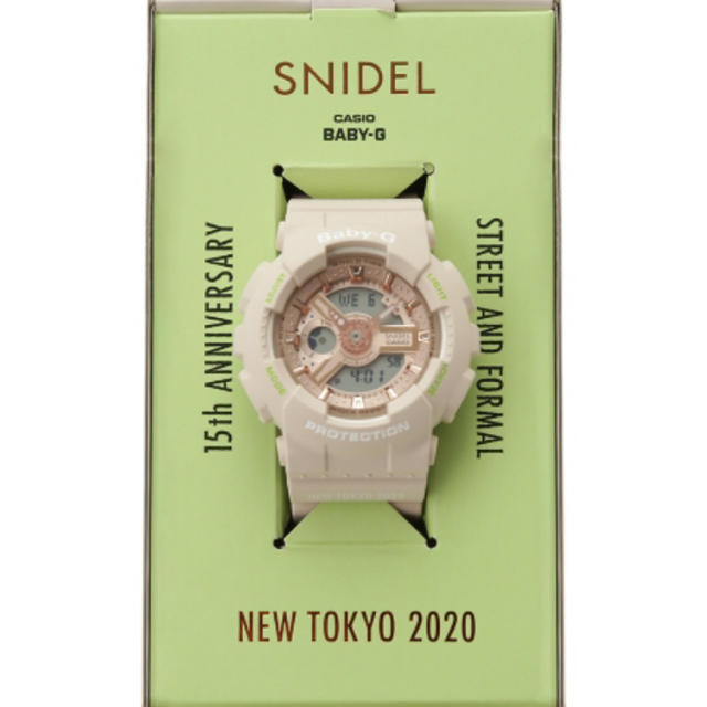 SNIDEL(スナイデル)の「SNIDEL」「BABY-G」のコラボ時計 レディースのファッション小物(腕時計)の商品写真