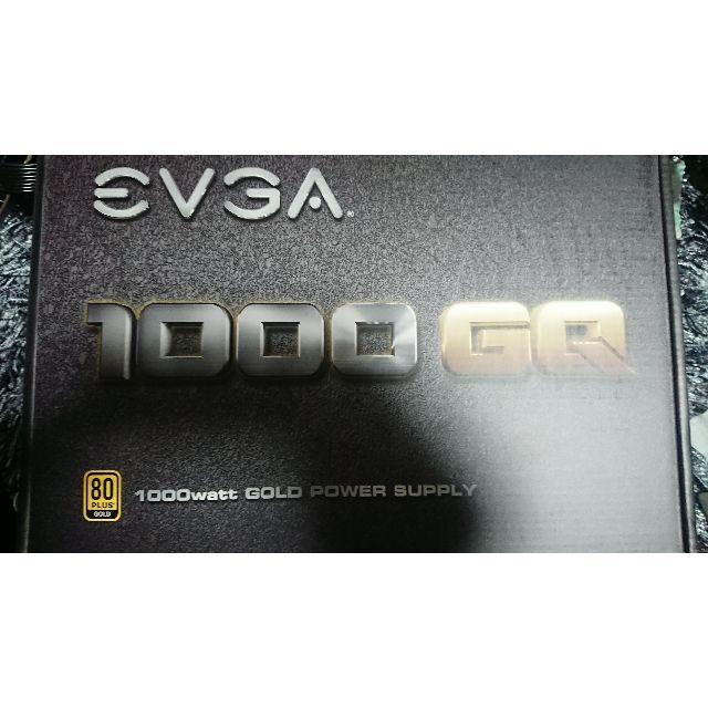 【電源PSU 1000W】EVGA 1000 GQ, 80+ GOLD 2