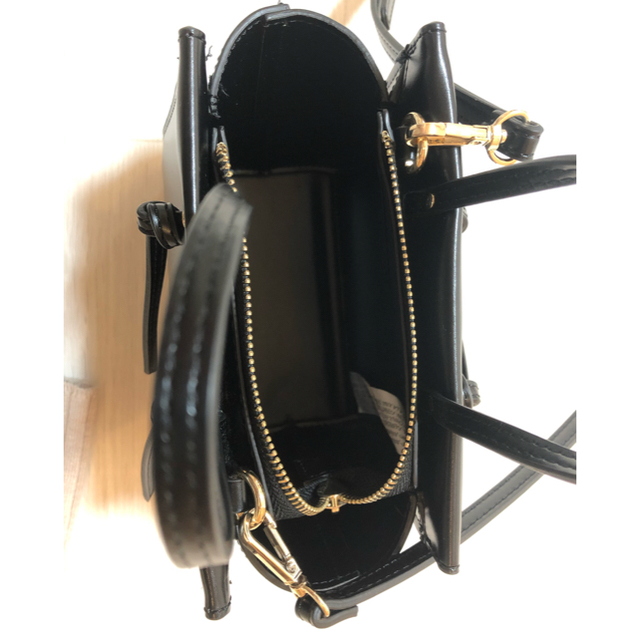 ZARA(ザラ)のノット付き　MINI シティバッグ レディースのバッグ(ハンドバッグ)の商品写真