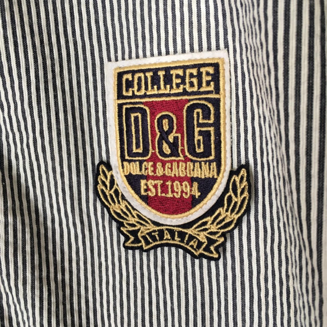 DOLCE&GABBANA(ドルチェアンドガッバーナ)のD&G ドルチェアンドガッバーナ パーカー シャツ ハーフジップ ストライプ メンズのトップス(シャツ)の商品写真