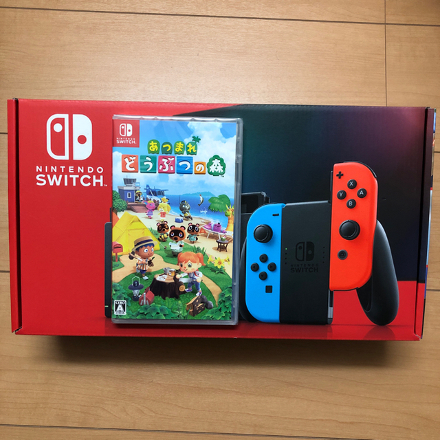 【新品未開封】任天堂スイッチ本体 ＆ どうぶつの森セット