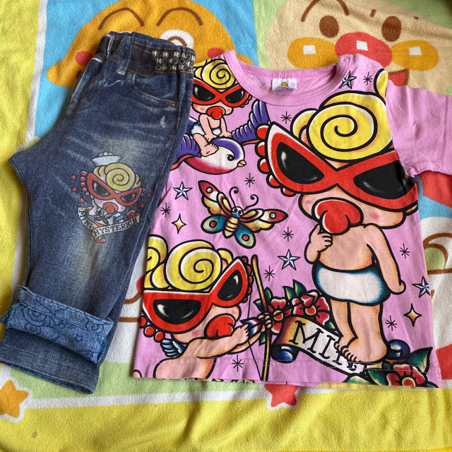 HYSTERIC MINI(ヒステリックミニ)のタトゥー セット💖 キッズ/ベビー/マタニティのキッズ服女の子用(90cm~)(Tシャツ/カットソー)の商品写真