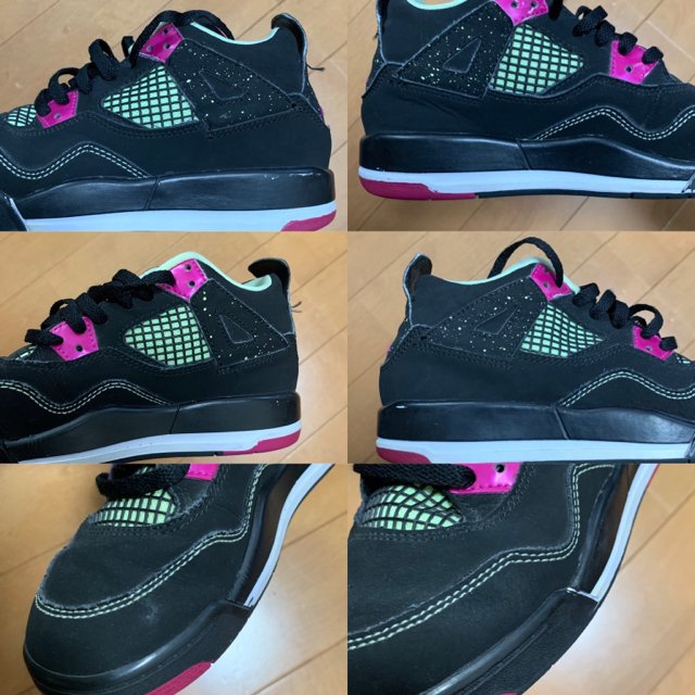 NIKE(ナイキ)のジョーダン4 キッズ【20cm】JORDAN4 kids ジュニア キッズ/ベビー/マタニティのキッズ靴/シューズ(15cm~)(スニーカー)の商品写真