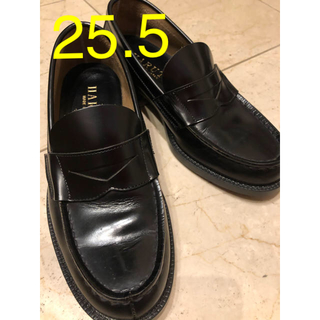 ハルタ(HARUTA)のHARUTA ローファー　黒　25.5 革靴(ドレス/ビジネス)