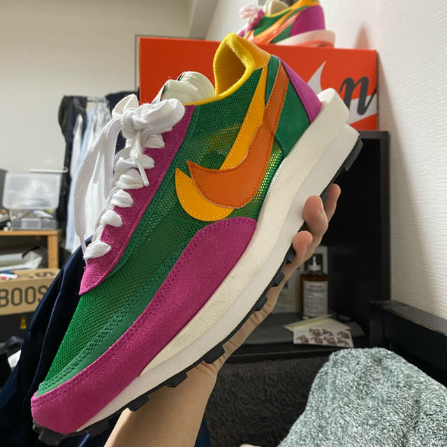 充実の品 sacai×Nike waffle パイングリーン 28.5cm | artfive.co.jp