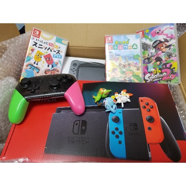 Switch  ソフト三本とおまけのプロコン