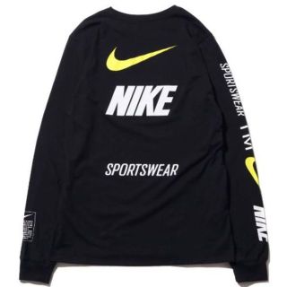 ナイキ(NIKE)のM 黒 NIKE ナイキ スポーツウェア ロンTシャツ ロングスリーブ(Tシャツ/カットソー(七分/長袖))