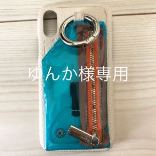 ゆんか様専用AJEW  CADENA PVC クリアジップ　iPhone　(iPhoneケース)