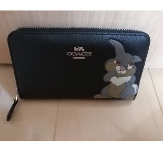 【COACH】コーチ　二つ折り財布　ディズニー　とんすけ