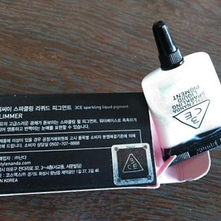 スリーシーイー(3ce)の新品箱付 3CE SPARKLING LIQUID PIGMENT(アイシャドウ)