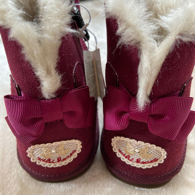 mikihouse(ミキハウス)の新品　ミキハウス　ブーツ　16センチ キッズ/ベビー/マタニティのキッズ靴/シューズ(15cm~)(ブーツ)の商品写真