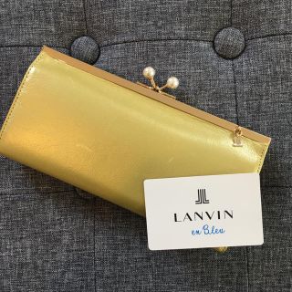 ランバンオンブルー(LANVIN en Bleu)のLANVIN en Blue がま口長財布(財布)