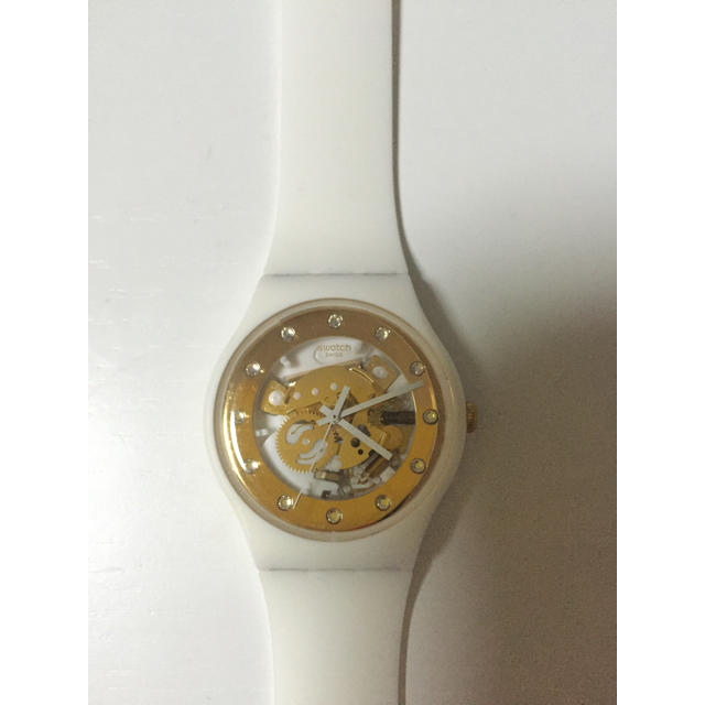 swatch(スウォッチ)のswatch 腕時計 白 スケルトン レディースのファッション小物(腕時計)の商品写真