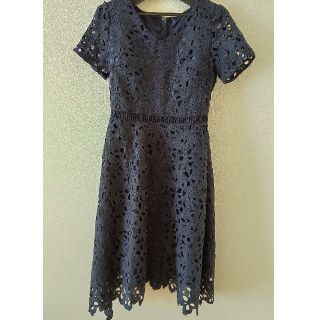 プロポーションボディドレッシング(PROPORTION BODY DRESSING)の【値下げ】プロポーションボディドレッシングリボンケミカルレースワンピース(ひざ丈ワンピース)