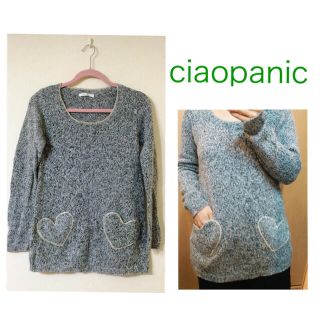 チャオパニック(Ciaopanic)のciaopanic♡ハートポッケニット(ニット/セーター)