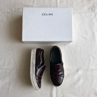 セリーヌ(celine)の定番●Celine●ガラススリッポン 37.5(スニーカー)